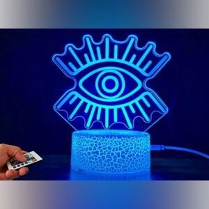 Last 2! Evil Eye 3D Lamp